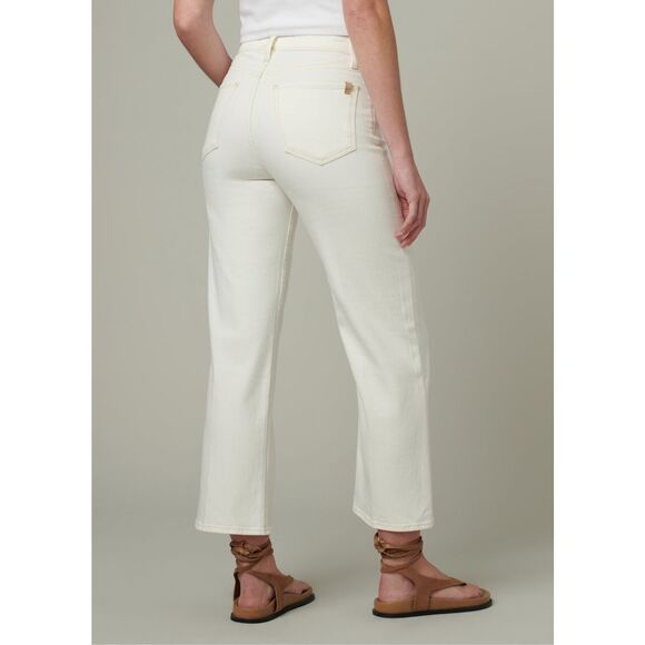 Joe’s The Blake High Rise Wide Leg Crop Milk White Size 29 - Picture 4 of 14